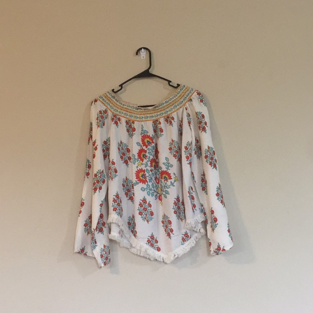 Floral Boho Top